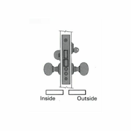 Baldwin 6375031LLS Left Hand Emergency Egress Lever, 2-1/2