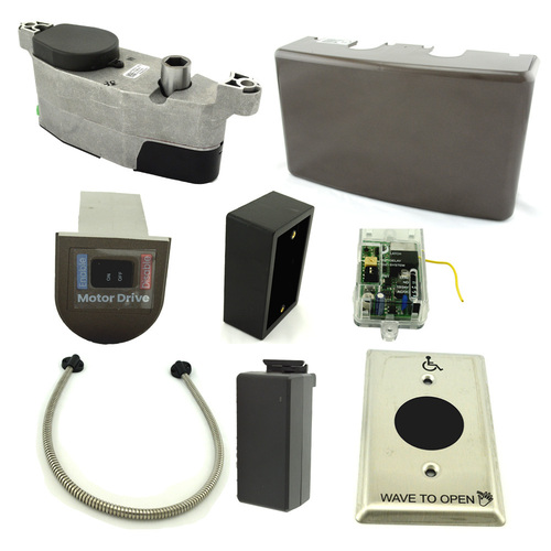 LCN 64402210DKBRZ COMPACT Touchless Automatic Operator Kit with Gearmotor RF Actuator, Dark Bronze