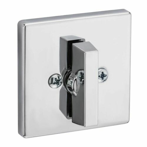 Kwikset 663SQT-26.DS One-Sided Turn Square Deadbolt with RCAL Latch, Dual RCS, Chrome Finish