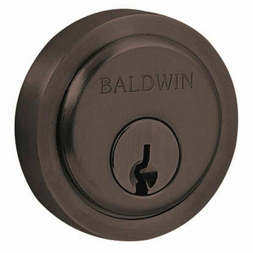 Baldwin 6738102 Contemporary Round Cylinder Collar - Oil Rubbed Bronze Finish