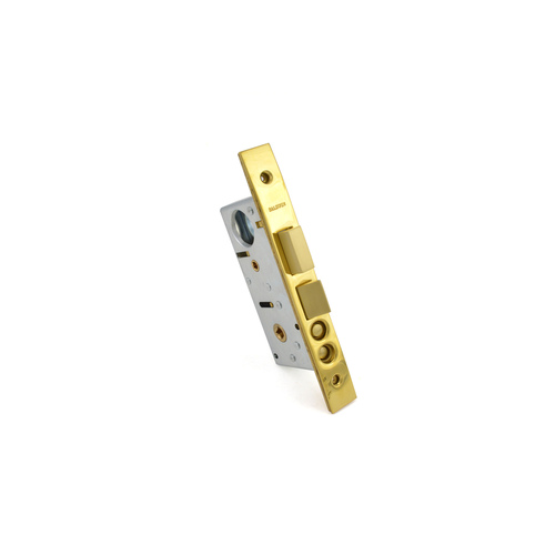 Baldwin 6800031L Left Hand Apartment Lever Mortise Lock Body, Unlacquered Brass, 1-1/2