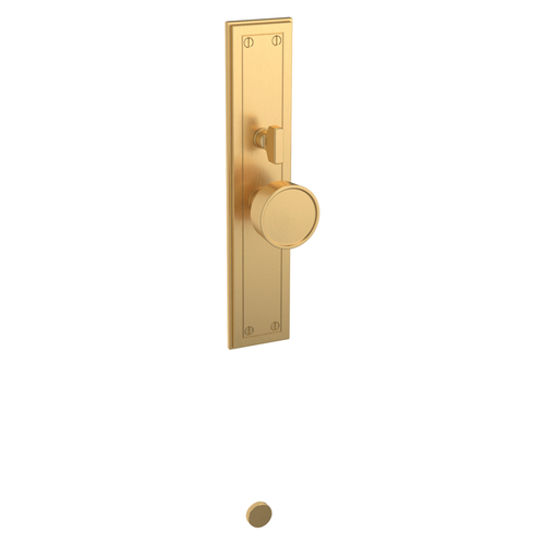 Baldwin 6946044ENTR Hollywood Hills Single Cylinder Mortise Lock Trim - Satin Brass Finish