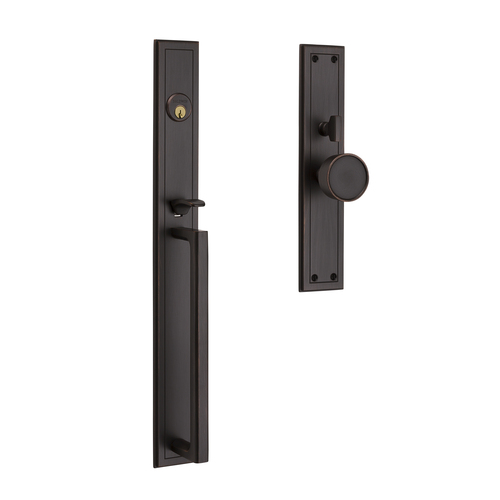 Baldwin 6946112ENTR Hollywood Hills Single Cylinder Mortise Lockset - Venetian Bronze Finish