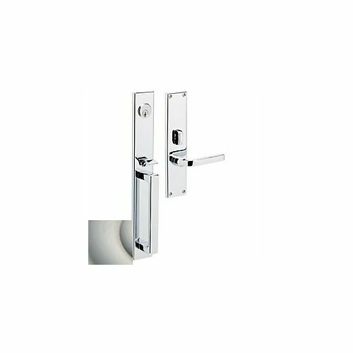 Baldwin 6976056LENT Minneapolis Left Hand Single Cylinder Mortise Lock Trim, Satin Nickel