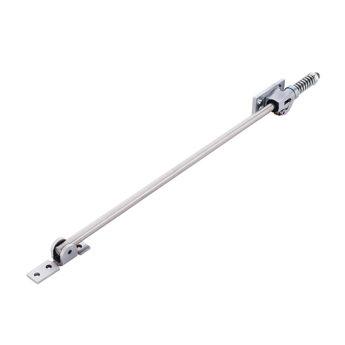 Glynn-Johnson 702SSP28 Heavy Duty Size 2 Surface Overhead Stop - Aluminum Finish