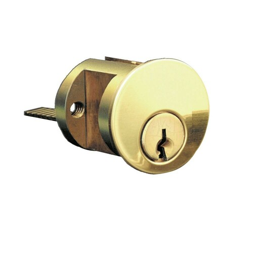 Dormakaba 7075UB1003 5 Pin Rim Cylinder, Keyed Different, UB Keyway, Bright Brass Finish