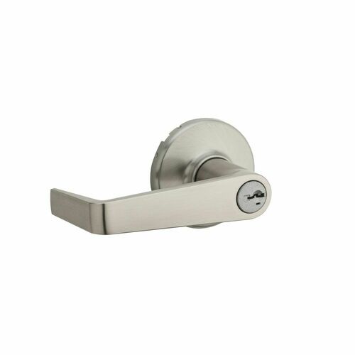 Kwikset 781KNL-15S.LK.23155 Kingston Lever Light Commercial Storeroom Lock, Satin Nickel, SmartKey