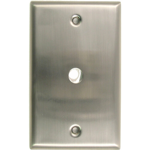 Rusticware 781SN Satin Nickel Single Cable Switch Plate