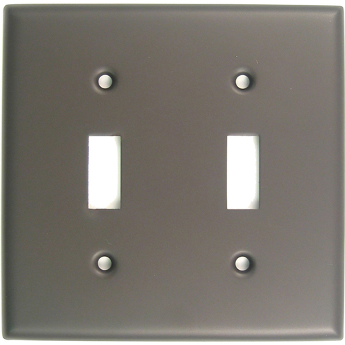 Rusticware 785ORB Double Toggle Switch Plate - Oil Rubbed Bronze Finish