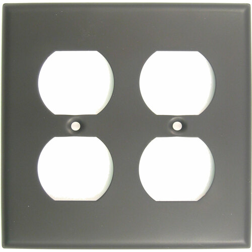 Rusticware 786ORB Double Outlet Switch Plate - Oil Rubbed Bronze Finish