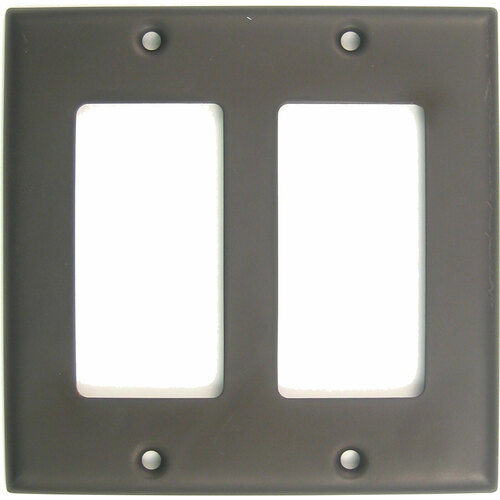 Rusticware 787ORB Double Rocker Switch Plate - Oil Rubbed Bronze Finish
