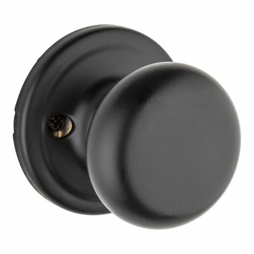 Kwikset 788H-514 Hancock Matte Black Half Dummy Knob Lock