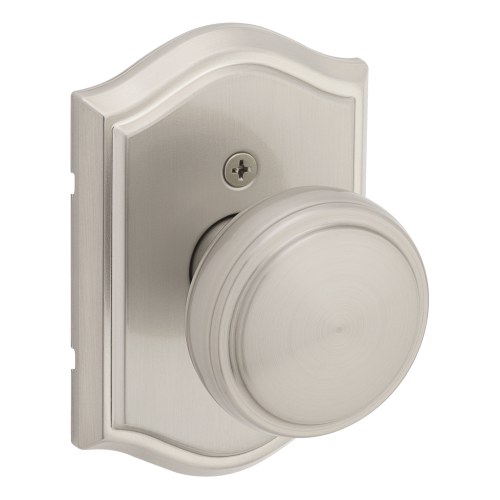 Kwikset 788SOKART-15 Sora Knob with Capetown Rose Half Dummy - Satin Nickel Finish