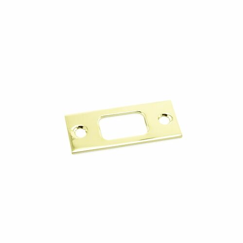 Baldwin 8000003STR Standard Security Deadbolt Strike - Lifetime Brass Finish