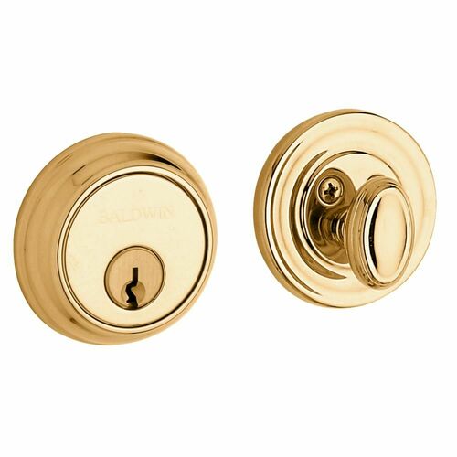 Baldwin 8031003KD12 Non-Egress Cylinder for Handlesets Deadbolts, Lifetime Brass Finish