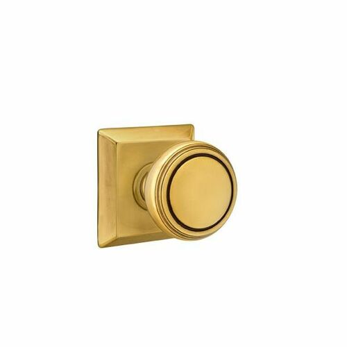 Emtek 8131NWUS7 Norwich Passage Knob with Quincy Rose, 2-3/8