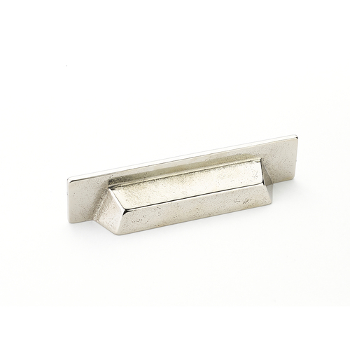 Schaub 816-PWB Schaub Vinci Cup Pull, 96mm CTC, Polished White Bronze Finish