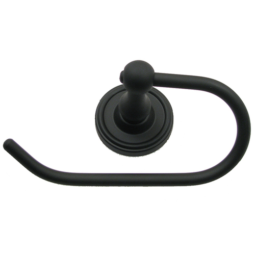 Rusticware 8207BLK Midtowne Euro Tissue Roll Holder - Black Finish