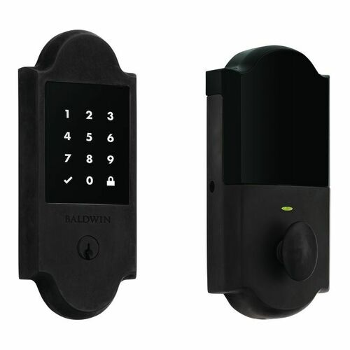 Baldwin 8235102ZW Z-Wave Boulder Touchscreen Deadbolt, Schlage C Keyway, Oil Rubbed Bronze