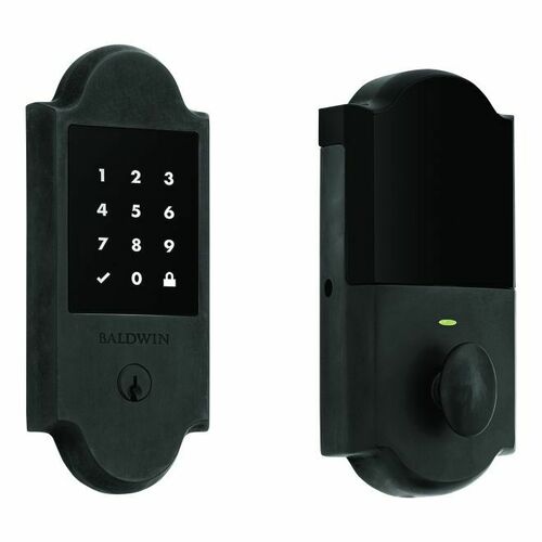 Baldwin 8235402ZW Z-Wave Boulder Touchscreen Deadbolt, Schlage C Keyway, Oil Rubbed Bronze