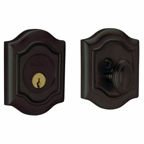 Baldwin 8237102 Bethpage Single Cylinder Deadbolt - Oil Rubbed Bronze Finish