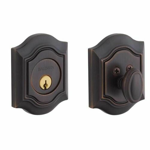 Baldwin 8237112 Bethpage Single Cylinder Deadbolt - Venetian Bronze Finish