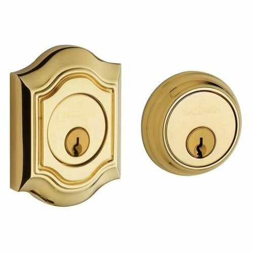 Baldwin 8238003 Bethpage Double Cylinder Deadbolt - Lifetime Brass Finish