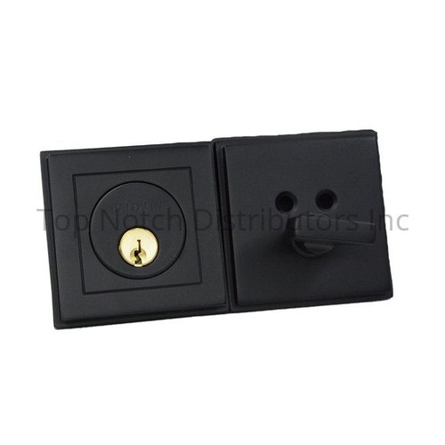 Baldwin 8260190 Hollywood Hills Satin Black Single Cylinder Deadbolt