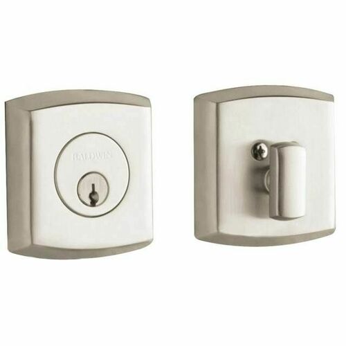 Baldwin 8285056 Soho Satin Nickel Single Cylinder Deadbolt