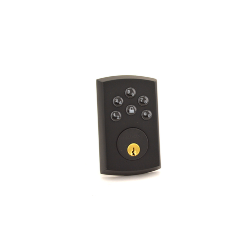 Baldwin 8285190AC1 Soho Keypad Deadbolt - Satin Black (Batteries Not Included)