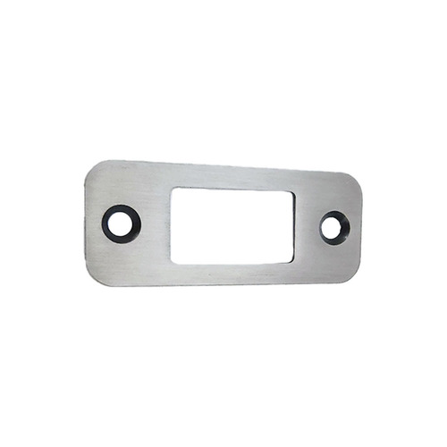 Emtek 83224US15A Pewter Radius Deadbolt Strike