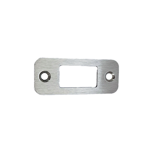Emtek 83224US15 Satin Nickel Radius Deadbolt Strike