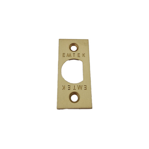 Emtek 83230US4 Satin Brass Square Corner Faceplate Screws for Passage/Privacy Latch