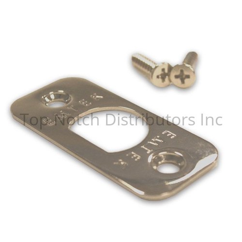 Emtek 83231US14 Radius Corner Faceplate Screws for Passage/Privacy Latch - Polished Nickel