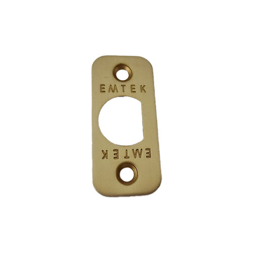 Emtek 83231US4 Satin Brass Radius Corner Faceplate Screws for Passage/Privacy Latch