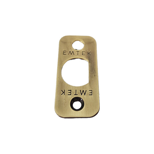 Emtek 83231US7 Radius Corner Faceplate Screws for Passage/Privacy Latch - Antique Brass