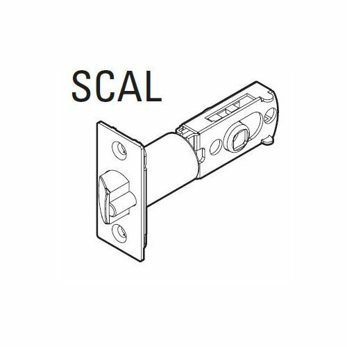 Kwikset 83517-003 UL Adjustable Square Corner Deadlatch - Satin Nickel Finish