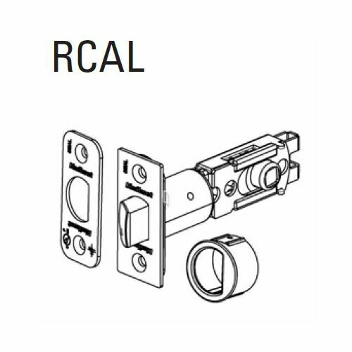 Kwikset 83521-004 UL Adjustable Radius Corner Springlatch - US26 Bright US26D Satin Chrome