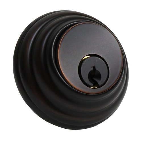 Emtek 8455US10B Low Profile Single Cylinder Deadbolt - Oil Rubbed Bronze Finish