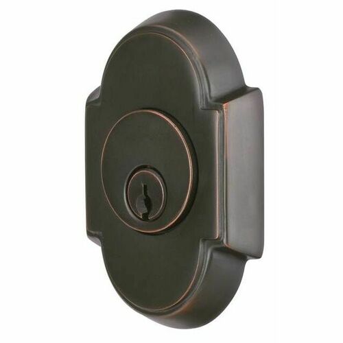 Emtek 8466US10B Single Cylinder Deadbolt - Oil Rubbed Bronze Finish