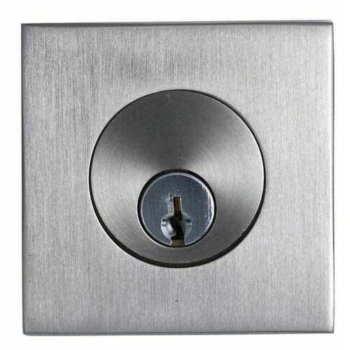 Emtek 8469US15 Satin Nickel Square Single Cylinder Deadbolt