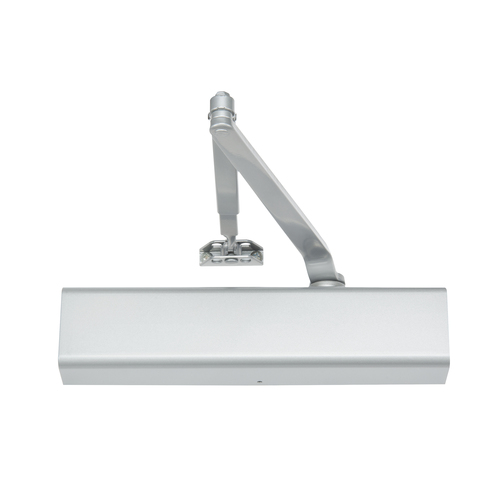 Norton 8501689 Adjustable Surface Mount Door Closer with Full Cover, Aluminum Finish