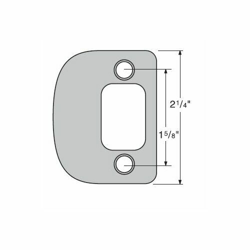 Kwikset 85303-017 Radius Corner Deadbolt Full Lip Strike - US11P Venetian Bronze 514 Matte Black