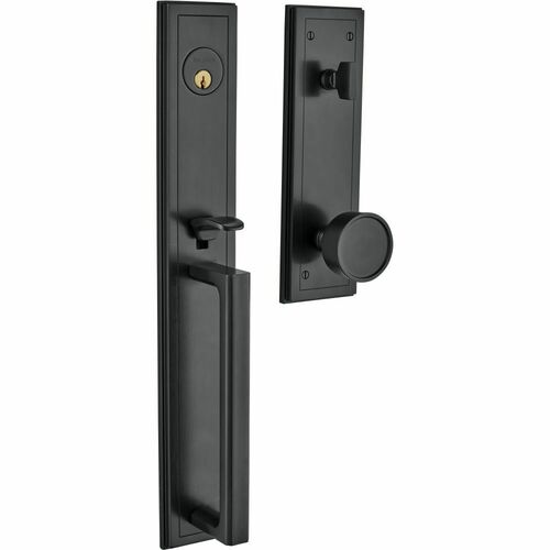 Baldwin 85311102ENTR Hollywood Hills Tubular Single Cylinder Handleset - Oil Rubbed Bronze