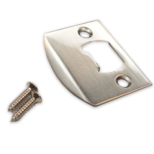 Emtek 86084US15 Satin Nickel Square Corner Full Lip Strike for Passage Privacy Sets