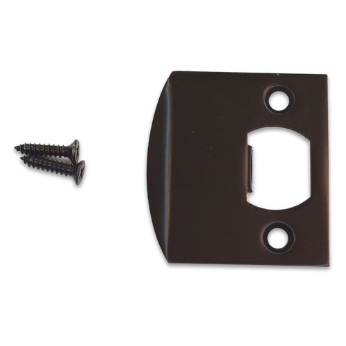 Emtek 86086US10B Square Corner Extended Lip Strike for Passage/Privacy Sets - Oil Rubbed Bronze