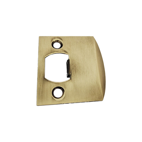 Emtek 86086US7 Square Corner Extended Lip Strike - French Antique Brass Finish