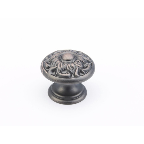 Schaub 870-MIBZ Schaub Corinthian Cabinet Knob - Michelangelo Bronze Finish, 1-3/8