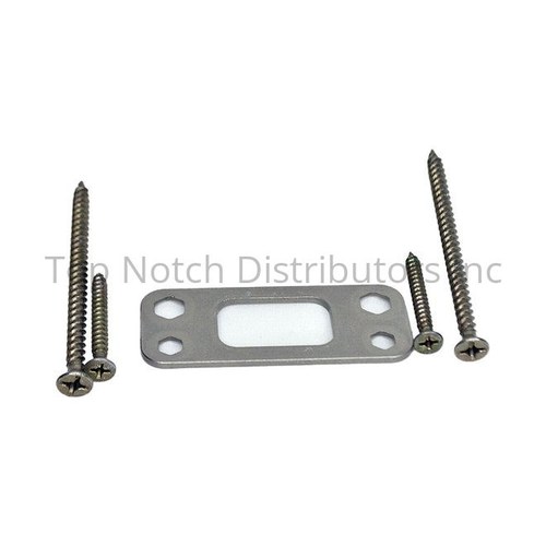 Baldwin 8BR0402004 Dual Strike Kit for Deadbolt - Satin Nickel Finish