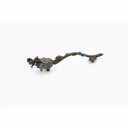Schaub 908-PBZ Schaub Symphony Nature Bee Cabinet Pull, 3-3/4
